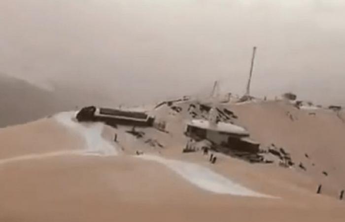 رمال الصحراء الكبرى تغطي ثلوج أوروبا (فيديو)