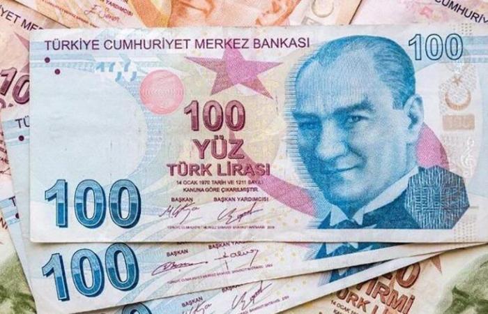 هبوط الليرة التركية أمام الدولار واليورو