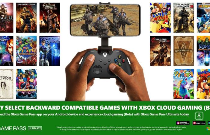 ألعاب Xbox و Xbox 360 الأصلية تصل إلى xCloud