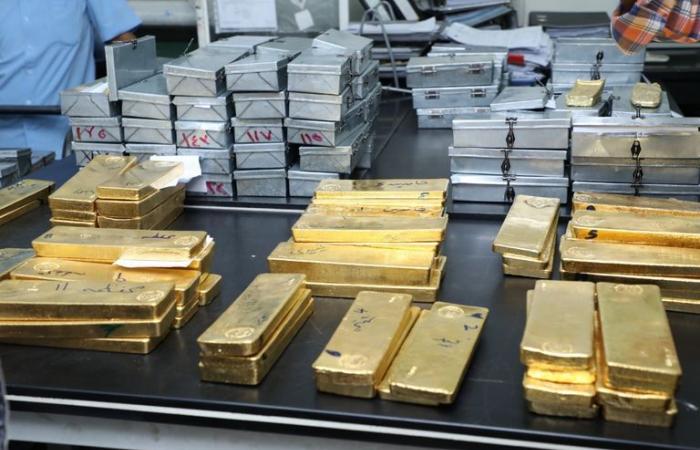 السودان : تهريب 267 طنا من الذهب خلال 7 سنوات