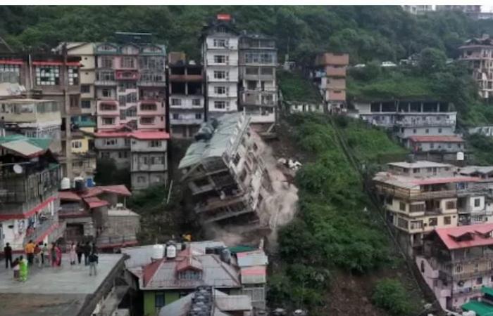 انهيار مبنى من 8 طوابق في الهند (فيديو)
