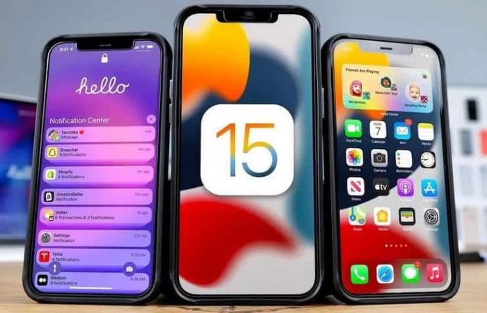 نظام iOS 15 أصبح مثبتًا على 20% من هواتف آيفون