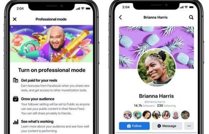 فيسبوك تتيح للمبدعين الوضع الاحترافي للحسابات