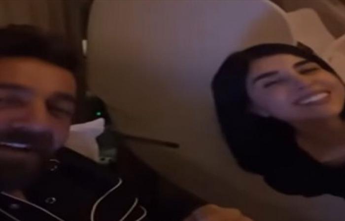 كانا على متن طائرة... الممثل السوري سامر المصري: "أنا وزينة مكي رح نتزوج" (فيديو)