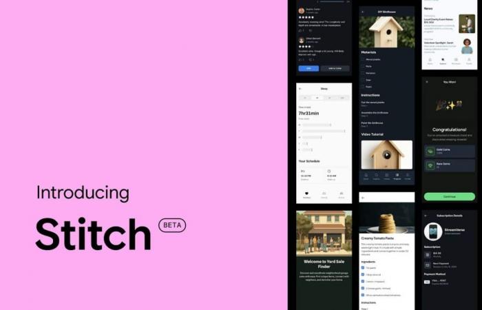 جوجل تُطلق أداة “Stitch” لتصميم الواجهات البرمجية بالذكاء الاصطناعي