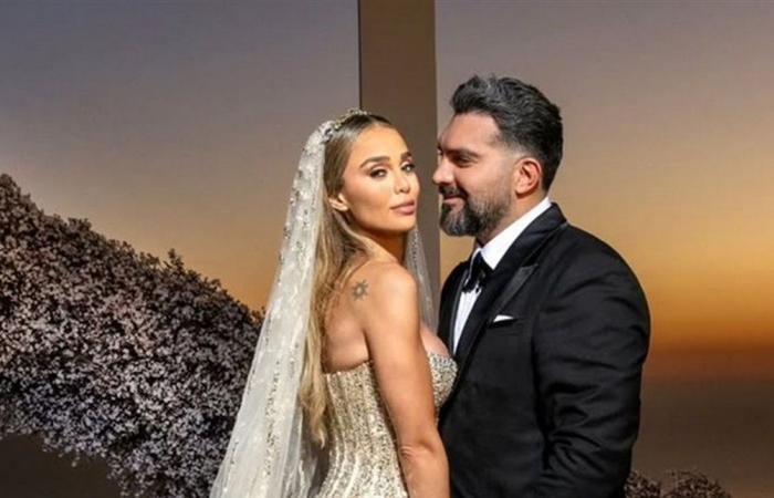 بأجواء فخمة جداً.. مذيعة الـ MTV تدخل القفص الذهبي وهكذا رقصت مع عريسها (فيديو)