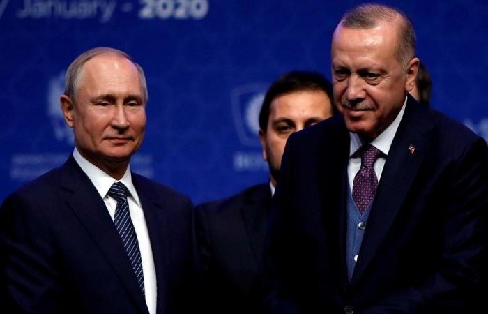 بوتين وأردوغان يبحثان أزمة أوكرانيا