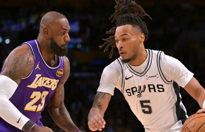 سبيرز يتأهل إلى قبل نهائي الغرب بفوزه على ليكرز في كأس دوري السلة الأميركي