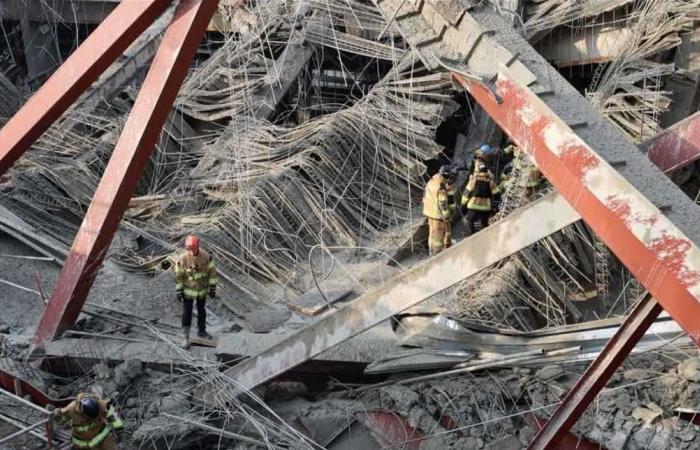 انهيار موقع بناء مكتبة يوقع 4 قتلى في كوريا الجنوبية