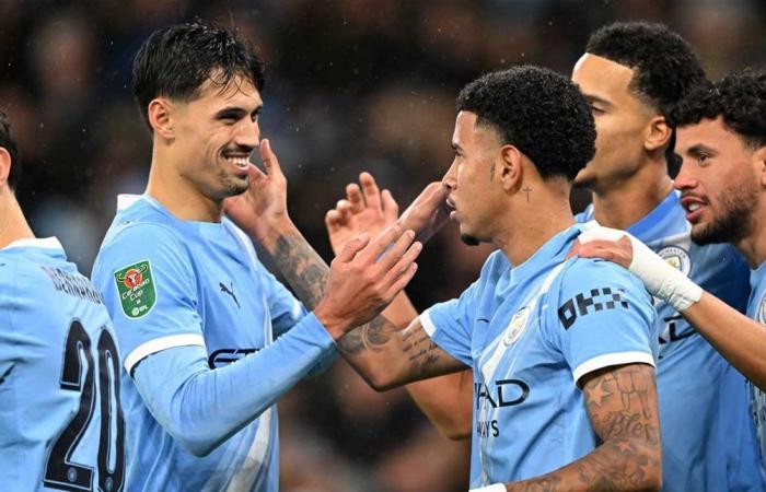 مانشستر سيتي يتأهل إلى نصف نهائي كأس الرابطة