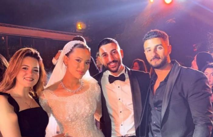 لم تحضر.. ابن فنانة شهيرة يحتفل بزفافه وهذا سبب غيابها (صور)