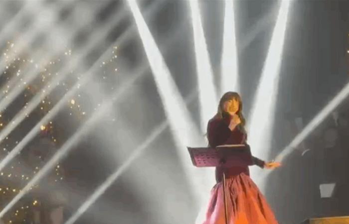 بالفيديو.. عبير نعمة في حفل ميلادي استثنائي في مغدوشة