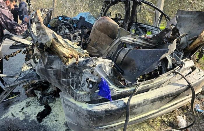 إليكم حصيلة استهداف السيارة على طريق القنيطرة