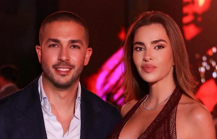 أطلت ببطن منتفخ.. ابن ايلي صعب وزوجته الأردنية ينتظران مولودهما الأول (صور)