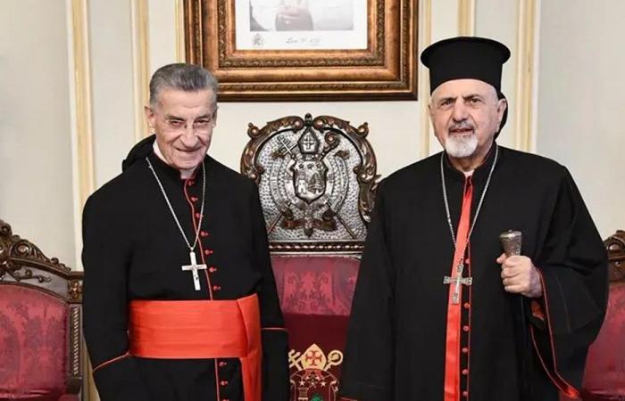 الراعي يستقبل البطريرك يونان معايدًا