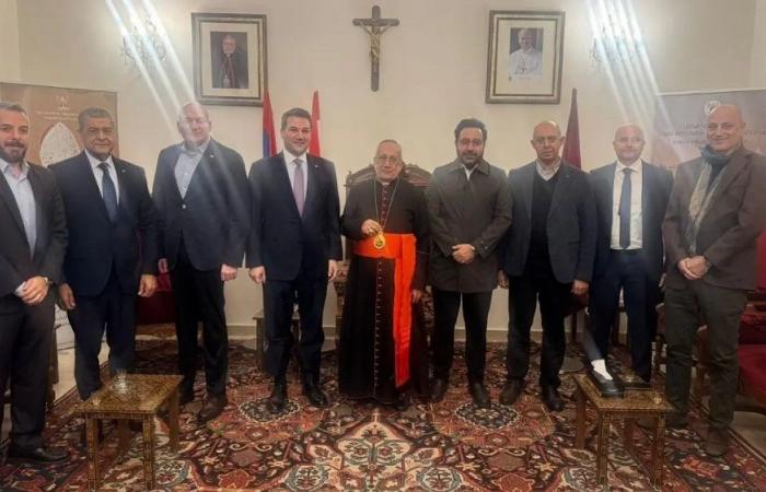 نديم الجميّل يزور ميناسيان بمناسبة الأعياد