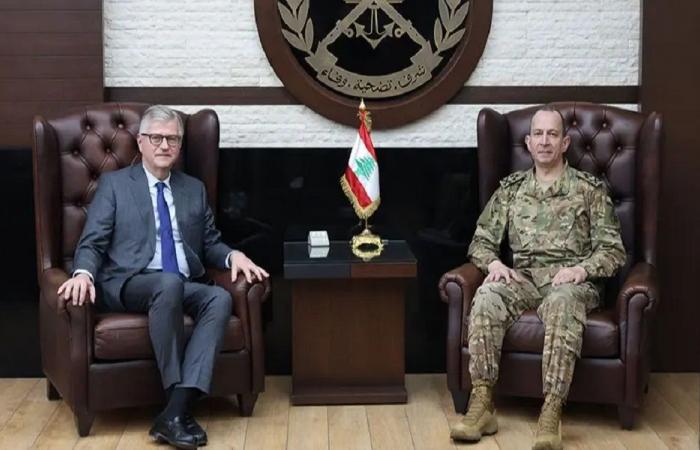 قائد الجيش التقى لاكروا والسفيرة النرويجية ودرغام