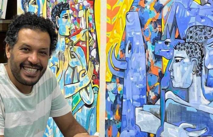 "عطاء".. صبري بسطاوي يكرّم والدته في معرض فني (صور)