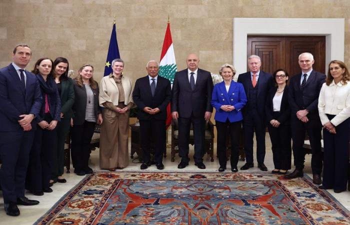 رئيس المجلس الأوروبي: انتخاب عون عنصر مهم للاستقرار