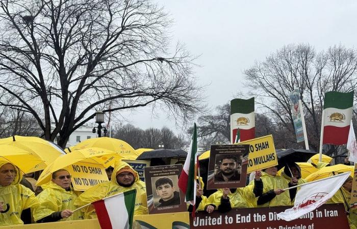 بالفيديو: تظاهرة أمام البيت الأبيض دعمًا للانتفاضة الإيرانية