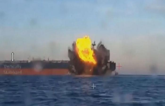 مسيرات روسية تضرب سفينتين في البحر الأسود