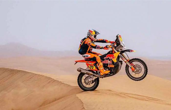 بينافيدس يفوز برالي داكار للدراجات النارية بفارق ثانيتين