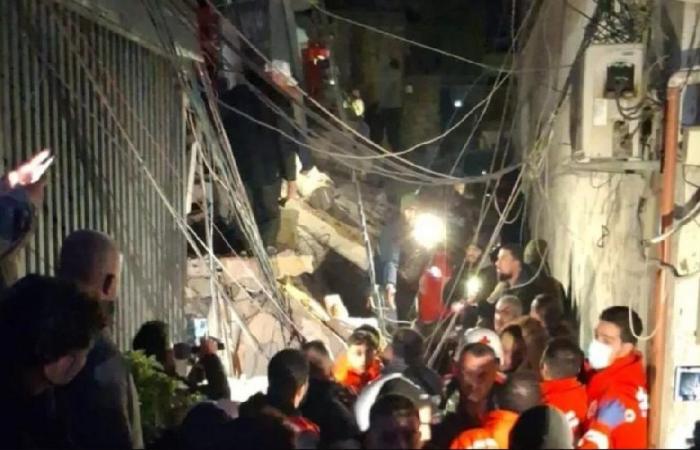 بالفيديو: انهيار مبنى سكني في القبة