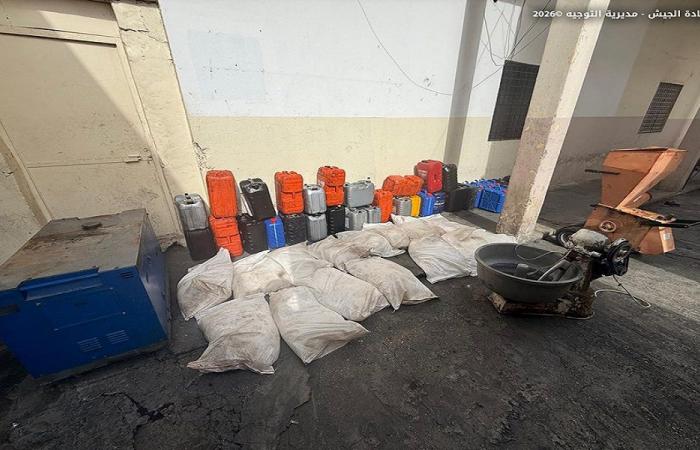 بالصور: الجيش يضبط معملَين لتصنيع المخدرات في الهرمل