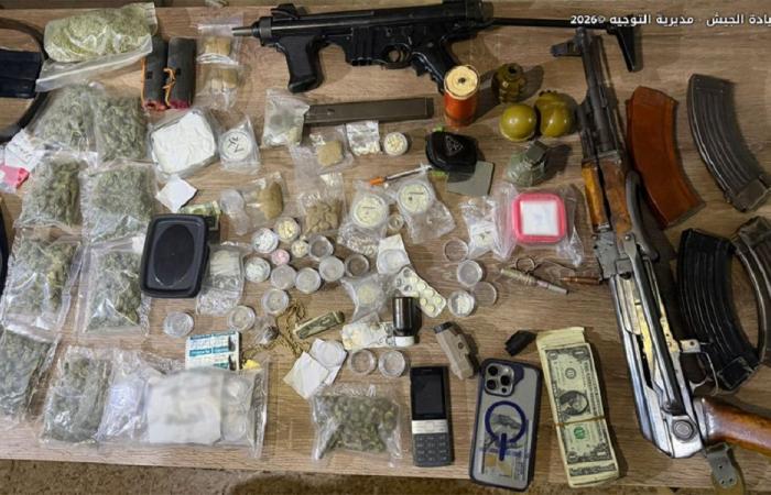 عمليات دهم وتوقيف أشخاص في الهرمل وبعلبك (صوَر)