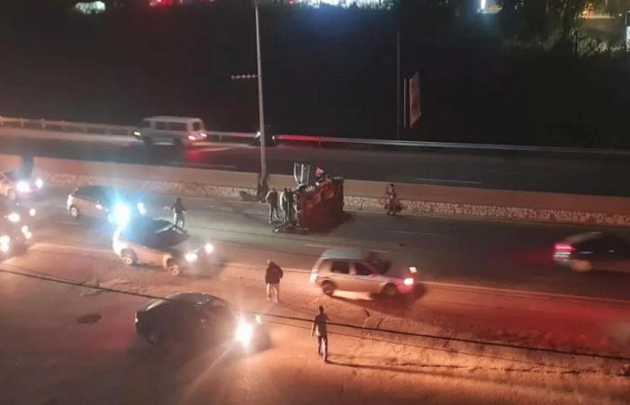 جريحان بحادث سير على أوتوستراد نهر إبراهيم