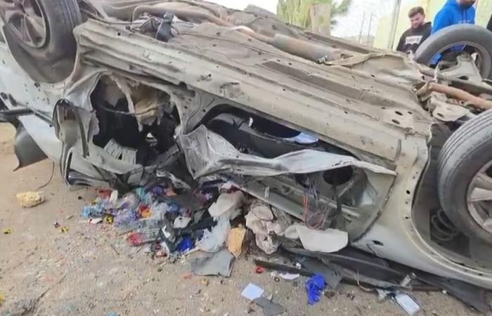 بالفيديو: لحظات رعب بعد الغارة!