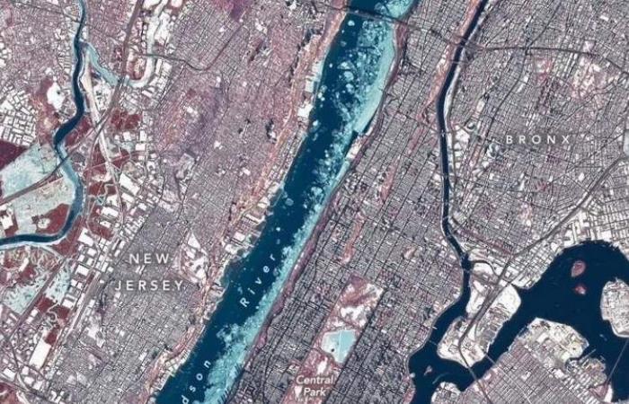 الأنهر متجمدة.. ناسا تنشر مشاهد فضائية استثنائية لنيويورك (صور)