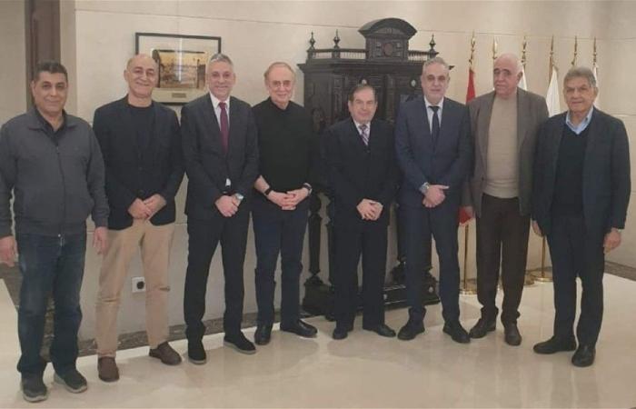 نقباء المهن الحرة يبحث مع البستاني ملف أموال النقابات المحتجزة