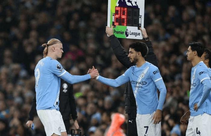 غوارديولا يطمئن: استبدال هالاند احترازي بعد شعوره بعدم الراحة