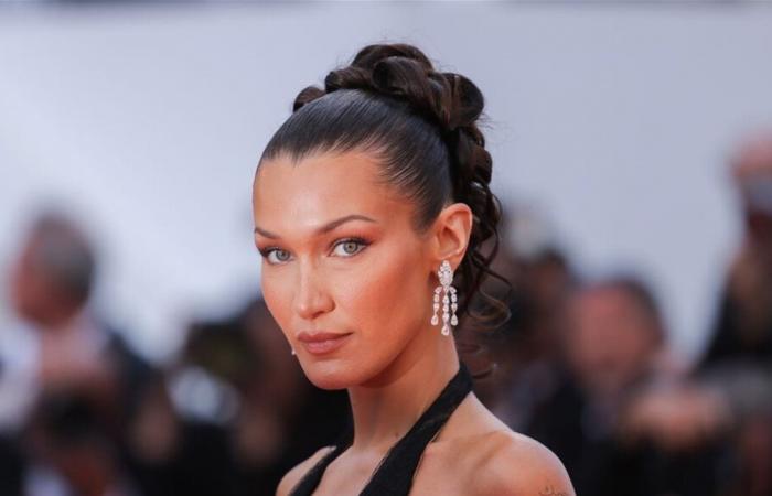 بيلا حديد تسحر الأنظار في نيويورك بتوقيع لبناني عالمي