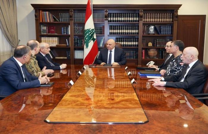 اجتماع امني في قصر بعبدا