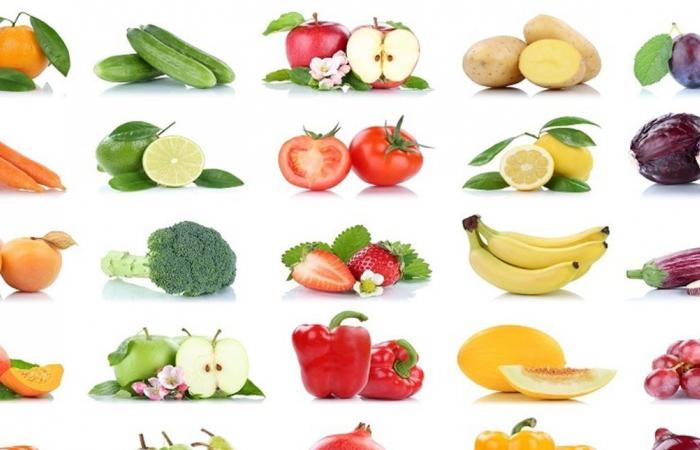 فوائد الفواكه والخضروات للجسم