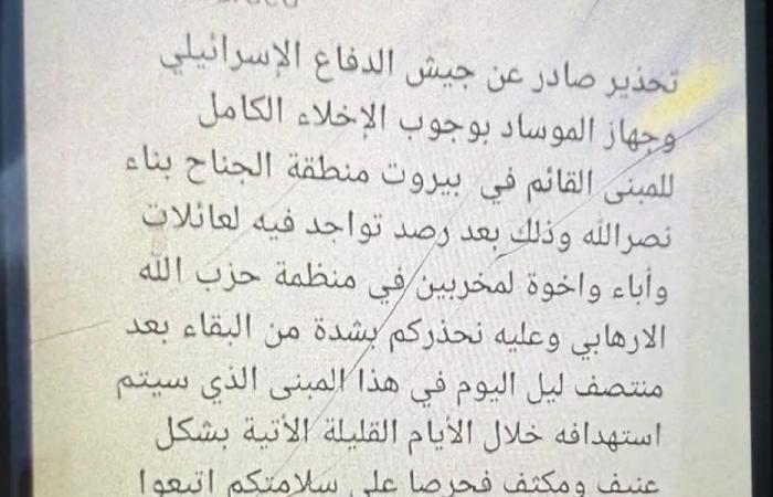 إخلاء مدرسة في الجناح بعد تهديد لمبنى
