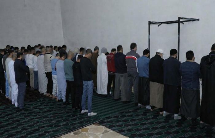 صلاة عيد الفطر في سجن رومية