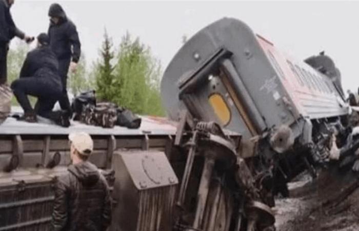 كارثة.. قطار انحرف عن مساره وسقوط إصابات