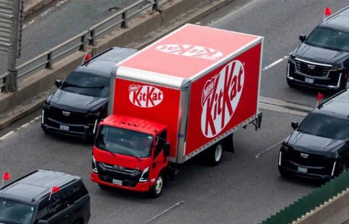 بالفيديو: شوكولاتة "كيت كات" تحت حماية مشددة.. ما الذي يجري؟
