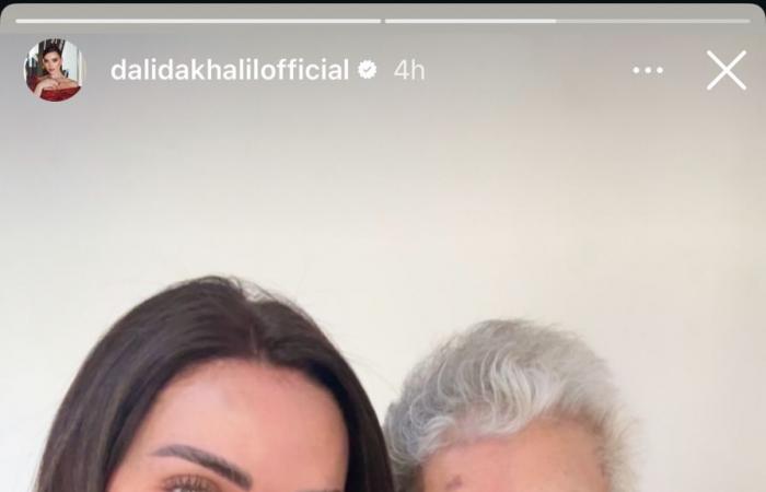 صورة عائلية لداليدا خليل تثير إعجاب الجمهور