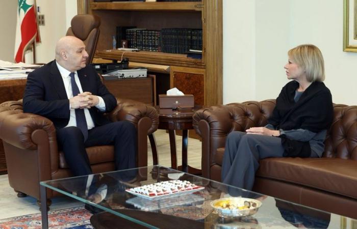 عون يبحث مع بلاسخارت الأوضاع العامة في لبنان