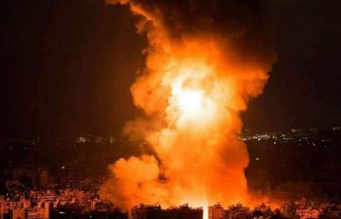 بالفيديو: غارة تستهدف أطراف الهبارية