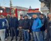 استمرار اعتصام فوج اطفاء طرابلس وموظفي اتحاد بلديات الفيحاء