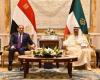 السيسي وأمير الكويت يؤكدان دعم انسحاب إسرائيل من لبنان